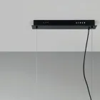 Lampa wisząca z 6 światłami z metalu i nowoczesnego dmuchanego szkła - Birga Viadurini