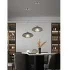 Ręcznie robiona lampa wisząca z dmuchanego szkła w Wenecji - Dafne Viadurini