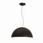 Dwukolorowa lampa wisząca ze stali Ø40x H20x L.cavo100cm, Luce Viadurini