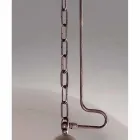 Lampa wisząca hydroizolacyjne mosiądzu i białe szkło Viadurini