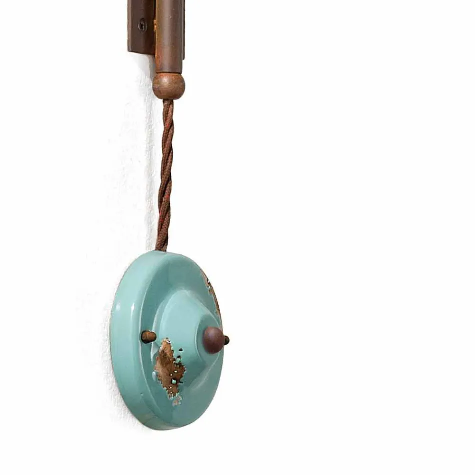 Lampa zawieszenie z ramienia kierunkowe Sally stylu country Viadurini