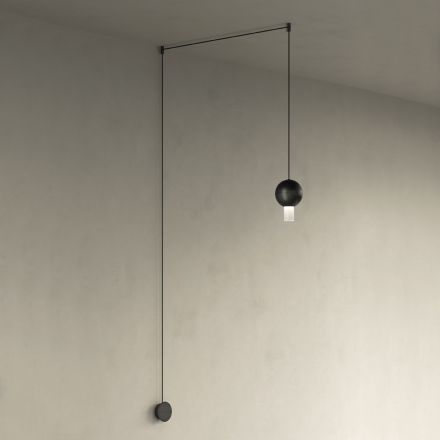 Lampa wisząca z cylindrami szklanymi Canneté Made in Italy - Oris Viadurini