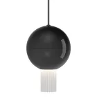 Lampa wisząca z cylindrami szklanymi Canneté Made in Italy - Oris Viadurini