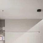 Lampa wisząca ze światłem LED i przewodami o regulowanej długości - pomarańczowa Viadurini