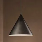 Wewnętrzna lampa wisząca z grafenu lub Maroka Made in Italy - Rain Viadurini