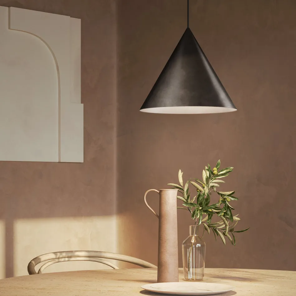 Wewnętrzna lampa wisząca z grafenu lub Maroka Made in Italy - Rain Viadurini