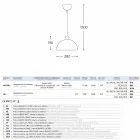 Projekt lampa wisząca w ceramik Lustri 8 Viadurini