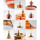 Projekt lampa wisząca w ceramik Lustri 8 Viadurini