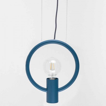 Designerska lampa wisząca ze stali Made in Italy - Delizia Viadurini