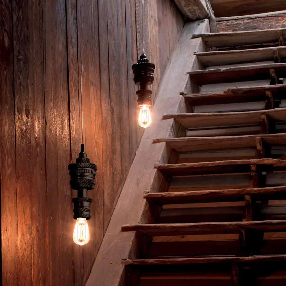 Zaprojektuj lampę wiszącą w ceramicznych 3 wykończeniach Made in Italy - futuryzm Viadurini