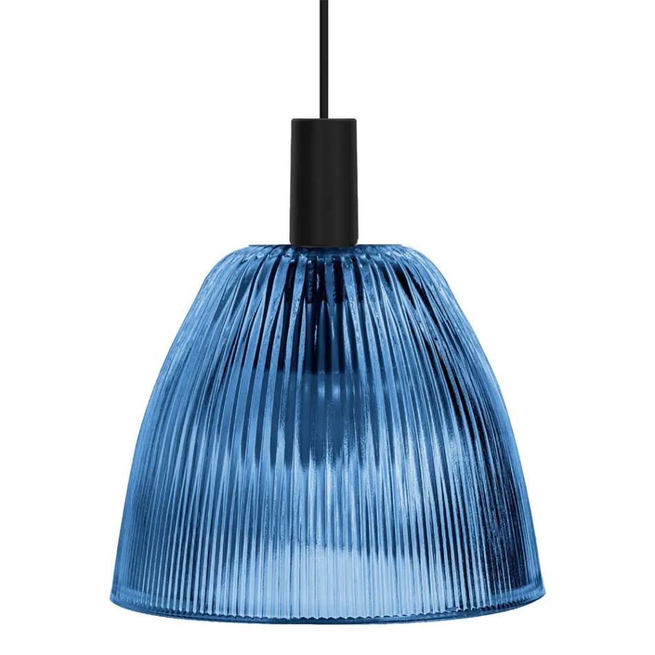 Designerska lampa wisząca ze szkła weneckiego Made in Italy - szafir Viadurini