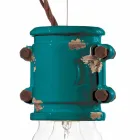 Lampa wisząca wykonana urbanistyki Edith Ferroluce Viadurini