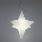 Wewnętrzna lampa wisząca LED w kształcie gwiazdy Design firmy Slide - Sirio Viadurini