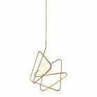 Lampa wisząca z nowoczesnej stali Ø60xh.60xL.cavo200cm, Adele Viadurini