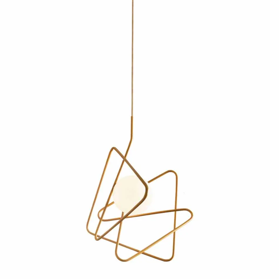 Lampa wisząca z nowoczesnej stali Ø60xh.60xL.cavo200cm, Adele Viadurini