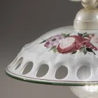 Ręcznie wykonana ceramiczna lampa wisząca z Passanastri - Neapol Viadurini