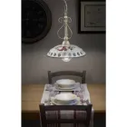 Ręcznie wykonana ceramiczna lampa wisząca z Passanastri - Neapol Viadurini