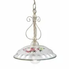 Ręcznie wykonana ceramiczna lampa wisząca z Passanastri - Neapol Viadurini