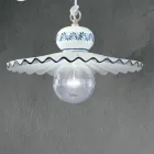 Ręcznie zdobiona ceramiczna lampa wisząca Artisan - Rzym Viadurini