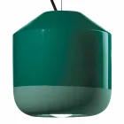 Lampa wisząca z kolorowej ceramiki Made in Italy - Ferroluce Bellota Viadurini