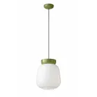 Lampa wisząca z ceramiki i szkła Made in Italy - Corcovado Viadurini