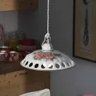 Ręcznie robiona ceramiczna lampa wisząca z Passanastri - Neapol Viadurini