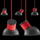 Lampa wisząca szkliwa ceramicznego 10 Aldo Bernardi Viadurini