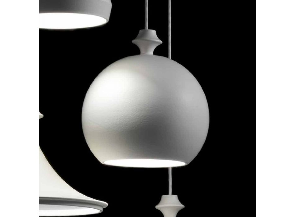 Lampa zawieszka ceramiczna Glaze 5 Aldo Bernardi Viadurini