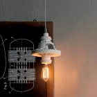 Lampa wisząca z ceramiki w 3 wykończeniach o nowoczesnym designie - futuryzm Viadurini