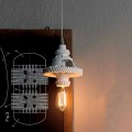 Lampa wisząca z ceramiki w 3 wykończeniach o nowoczesnym designie - futuryzm