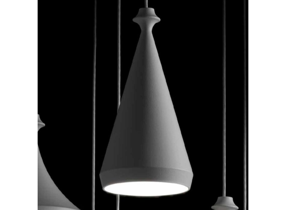 Lampa wisząca szkliwa ceramicznego 2 LED lub standardowe Viadurini