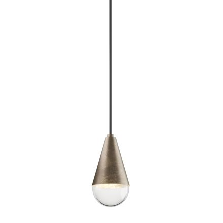 Lampa wisząca z żelaza i szkła Made in Italy - Cloudy Viadurini
