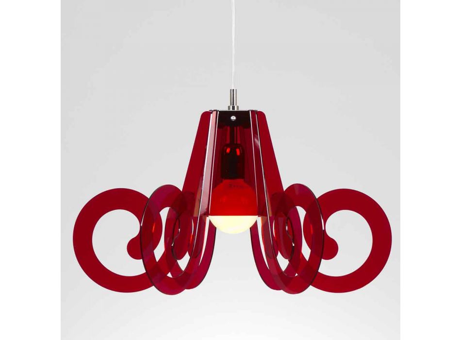 Lampa wisząca metakrylan nowoczesny design śr. 55 cm Livia Viadurini