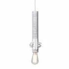 Lampa wisząca w kolorze białym, antracytowym lub złotym metalowym 2 rozmiary - Meccasmo Viadurini