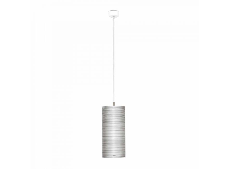 Lampa wisząca z polipropylenu wyprodukowana we Włoszech Debby, śr. 17CM Viadurini