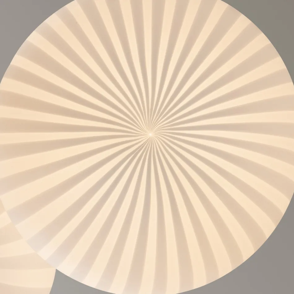 Lampa wisząca z białego szkła w filigranowym stylu Pointed - przyczepa kempingowa Viadurini