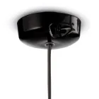 Szklana lampa wisząca w 2 różnych wykończeniach Made in Italy - Afoxe Viadurini