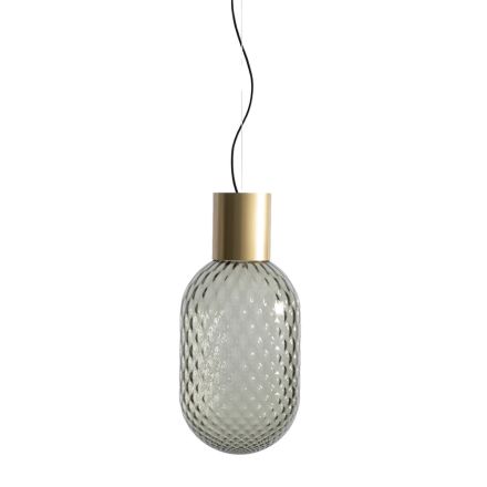 Szklana lampa wisząca Made in Italy - Lucciola Viadurini