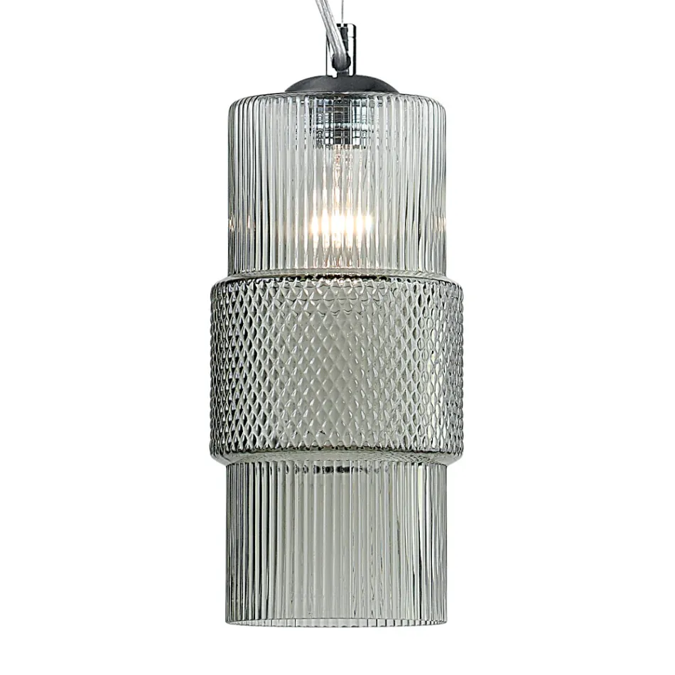 Lampa wisząca z ręcznie dmuchanego szkła w Wenecji 15 cm - Satomi Viadurini