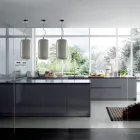 Ręcznie dmuchana szklana lampa wisząca Made in Venice - Bambus Viadurini