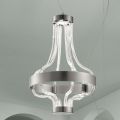 Lampa wisząca ze szkła weneckiego i metalu Made in Italy - Deborah
