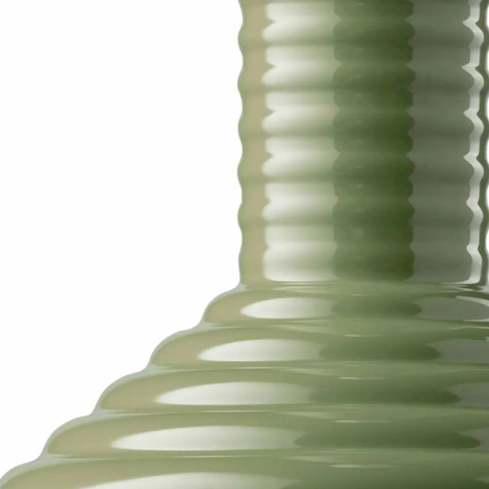 Lampa wisząca z malowanego szkła Made in Italy - Selaron Viadurini