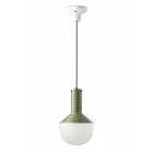 Lampa wisząca z malowanego szkła Made in Italy - Selaron Viadurini