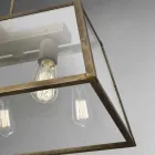 Przemysłowa lampa wisząca 3 London światła Il Fanale Viadurini