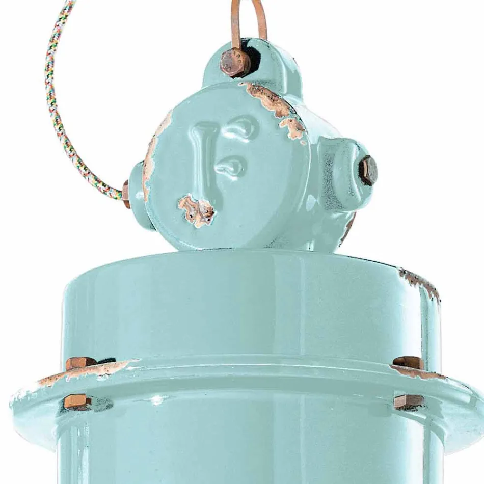 lampa wisząca ręcznie wzór przemysłowy Katie Viadurini