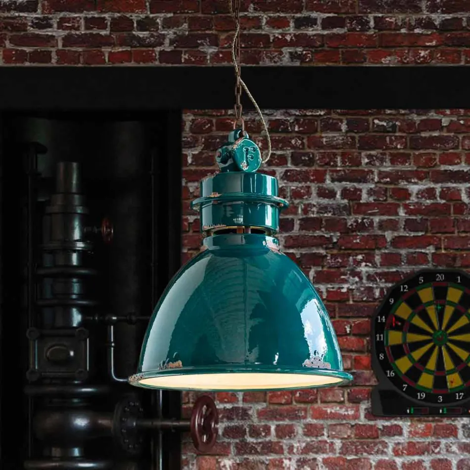 lampa wisząca ręcznie wzór przemysłowy Katie Viadurini