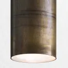 lampa wisząca przemysłowa Ø 10 cm Słoneczniki Il Fanale Viadurini