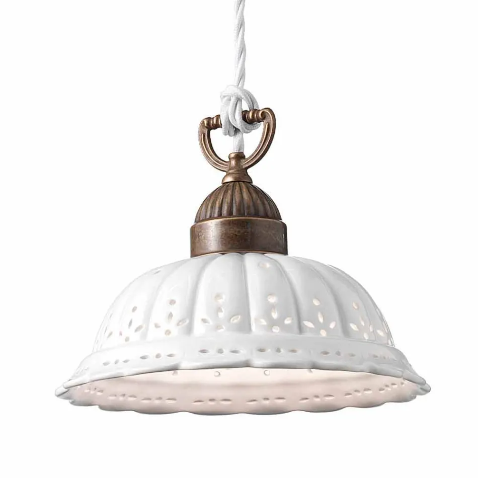 Liberty lampa wisząca ceramiczna Ø22 Anita Il Fanale Viadurini