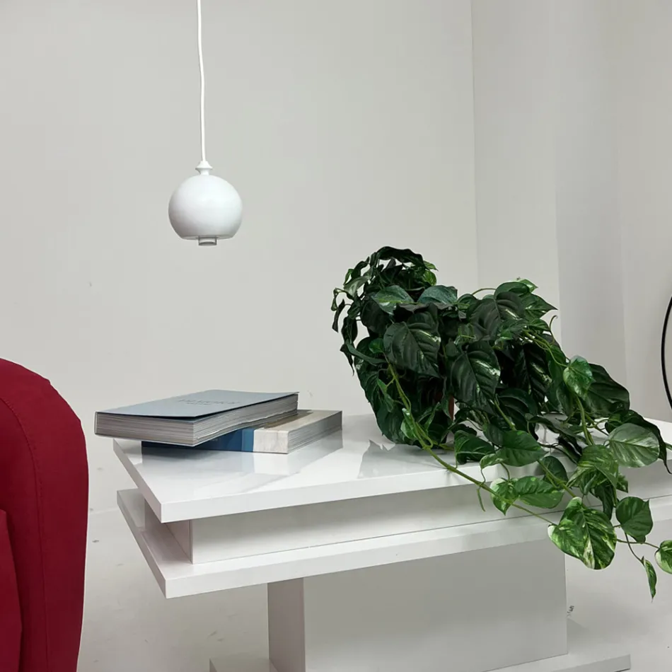 Nowoczesna lampa wisząca Aldo Bernardi ceramiczna I Lustrini 5 Viadurini