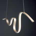 Nowoczesna metalowa lampa wisząca ze źródłem światła LED - Steven Viadurini